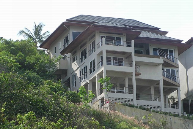 Kayjon Villa, Samui, view from the sea